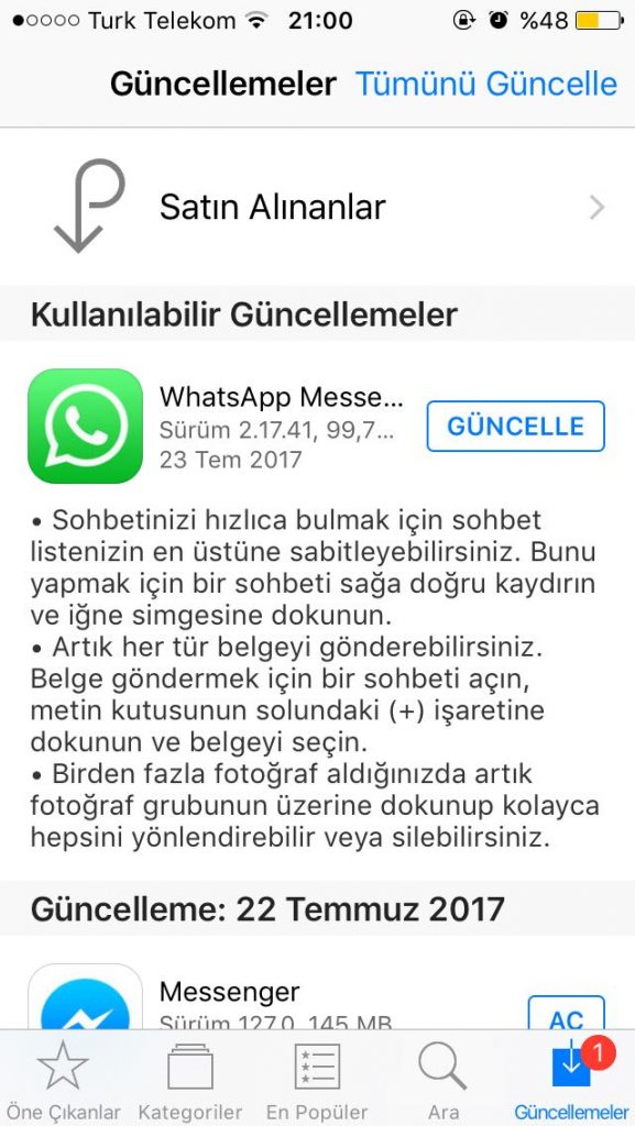 Whatsapp'ta Saat: 20:00'den Sonra Aktif Olan Yenilik!