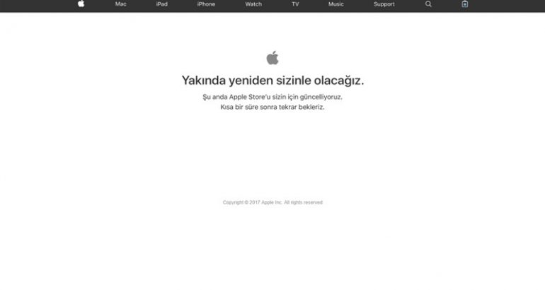 iPhone etkinliği öncesinde Apple Store geçici olarak kapandı