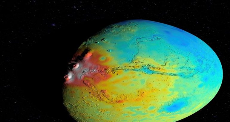 NASA, Mars'ın Tortul Yoğunluğunun Haritasını Çıkardı!